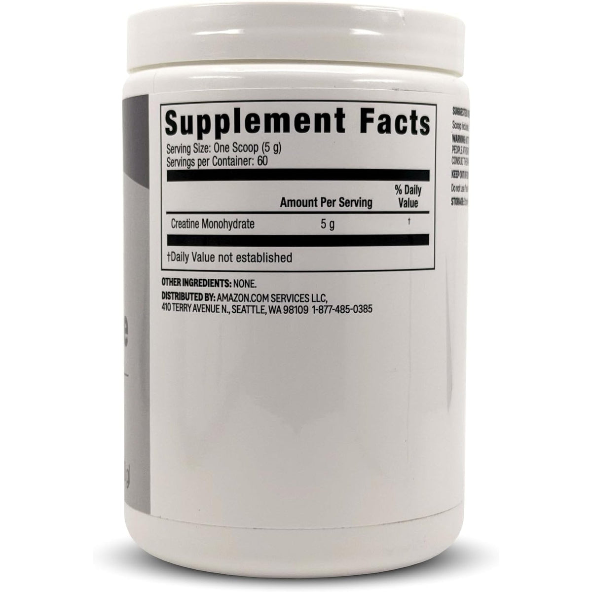 Amazon Basics Creatine Monohydrate Powder, 10.58 Oz, 60 Servings
