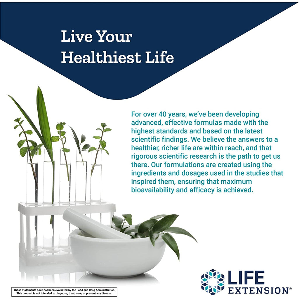 Life Extension TMG, Trimethylglycine, Encourages Healthy Homocysteine Levels, Non-Gmo, Gluten-Free, Vegetarian, 60 Capsules