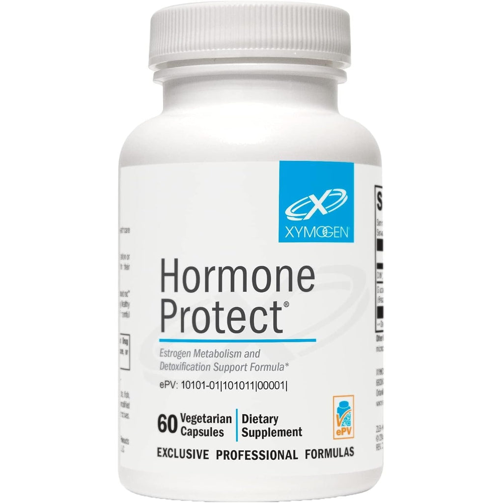 XYMOGEN Hormone Protect - Estrogen Metabolism Support - DIM & Broccoli, Kale, and Kolrabi Extract - Vegetarian, Non-Gmo & Gluten Free - 60 Capsules