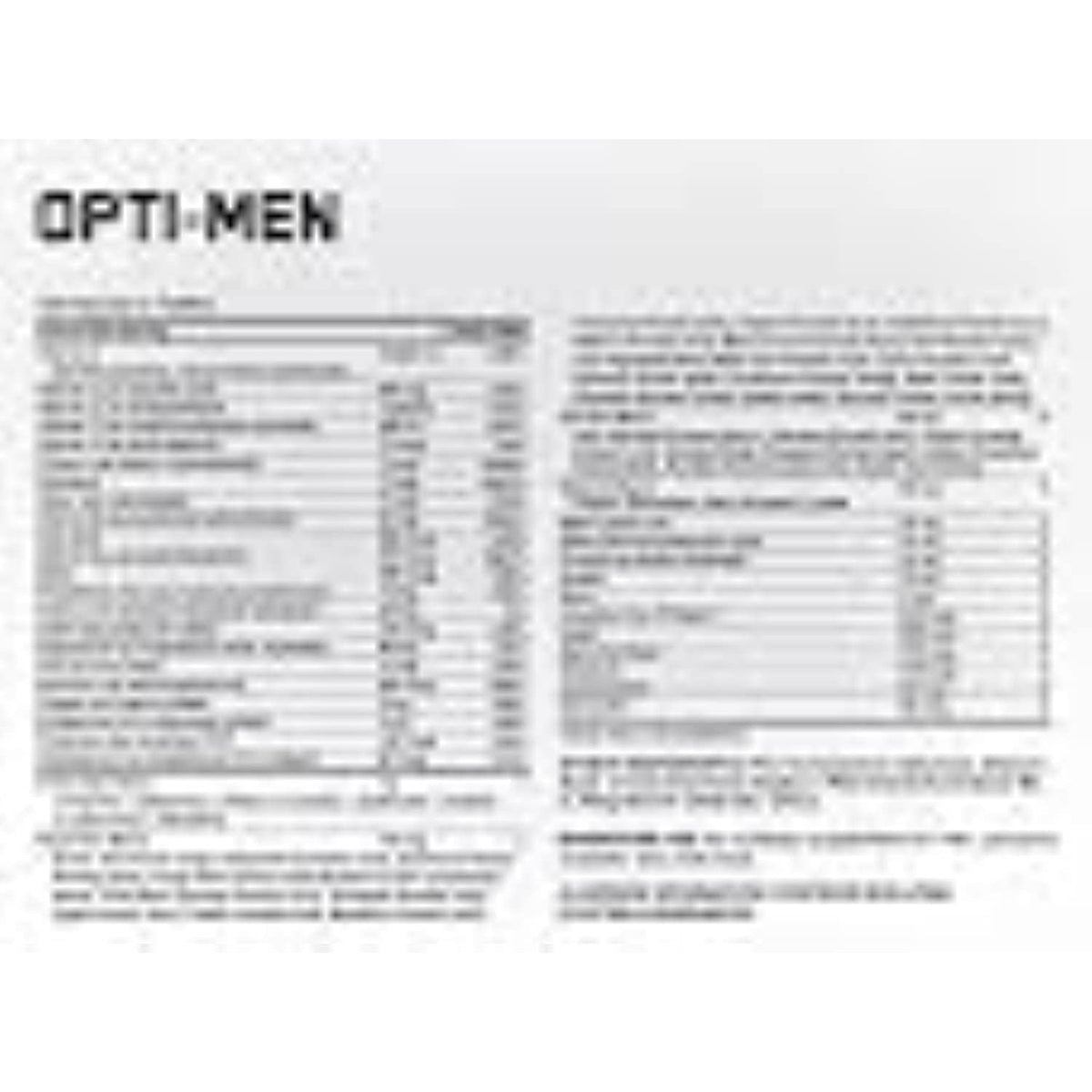 Optimum Nutrition Opti-Men Supplement, 150 Count
