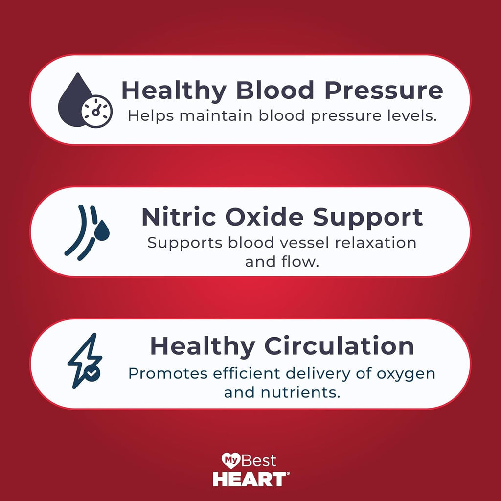 Blood Pressure Support Supplement | 8 US Patents, 94+ Patent Claims | Cardiologist Developed | Red Spinach, Potassium Nitrates, Iron & Nitric Oxide Enzymes for Heart Health | 90 Capsules