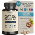 VINATURA Cortisol Supplements for Women - Cortisol Detox and Management - Adrenal Support, Stress Support, 60 Vegan Capsules