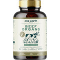 One Earth Health New Zealand 100% Grass Fed Beef Organs – (200 Count, 3,000Mg Serving) Liver, Heart, Kidney, Pancreas, Spleen Supplement. Organ Meat Complex Sourced from New Zealand