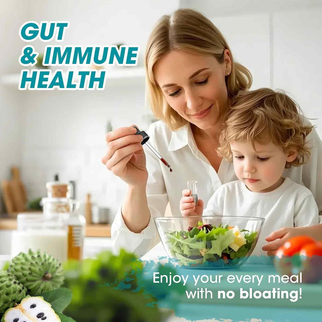 Imatchme Soursop Graviola Liquid Drop for Immune, Gut, Antioxidants, Cell & Energy, Soursop Bitters Liquid with Elderberry & Lion Mane Mushroom, 3X Power Herbal, Sugar-Free, Natural Flavor, 1 Fl Oz