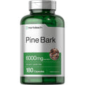 Horbäach Pine Bark Extract | 180 Capsules | Standardized to Contain 75% Proanthocyanidins | Non-Gmo, Gluten Free Supplement | High Potency