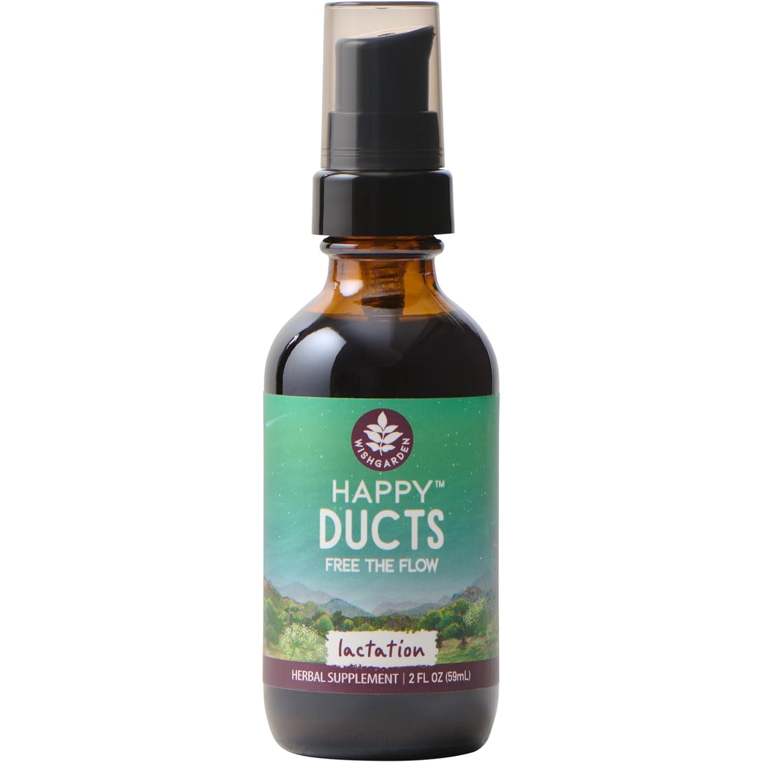Wishgarden Herbs Happy Ducts Drops, Lactation Support for Breastfeeding Moms – Herbal Lactation Supplement for Clogged or Plugged Milk Ducts, Engorgement Support & Breast Comfort – 2 Oz
