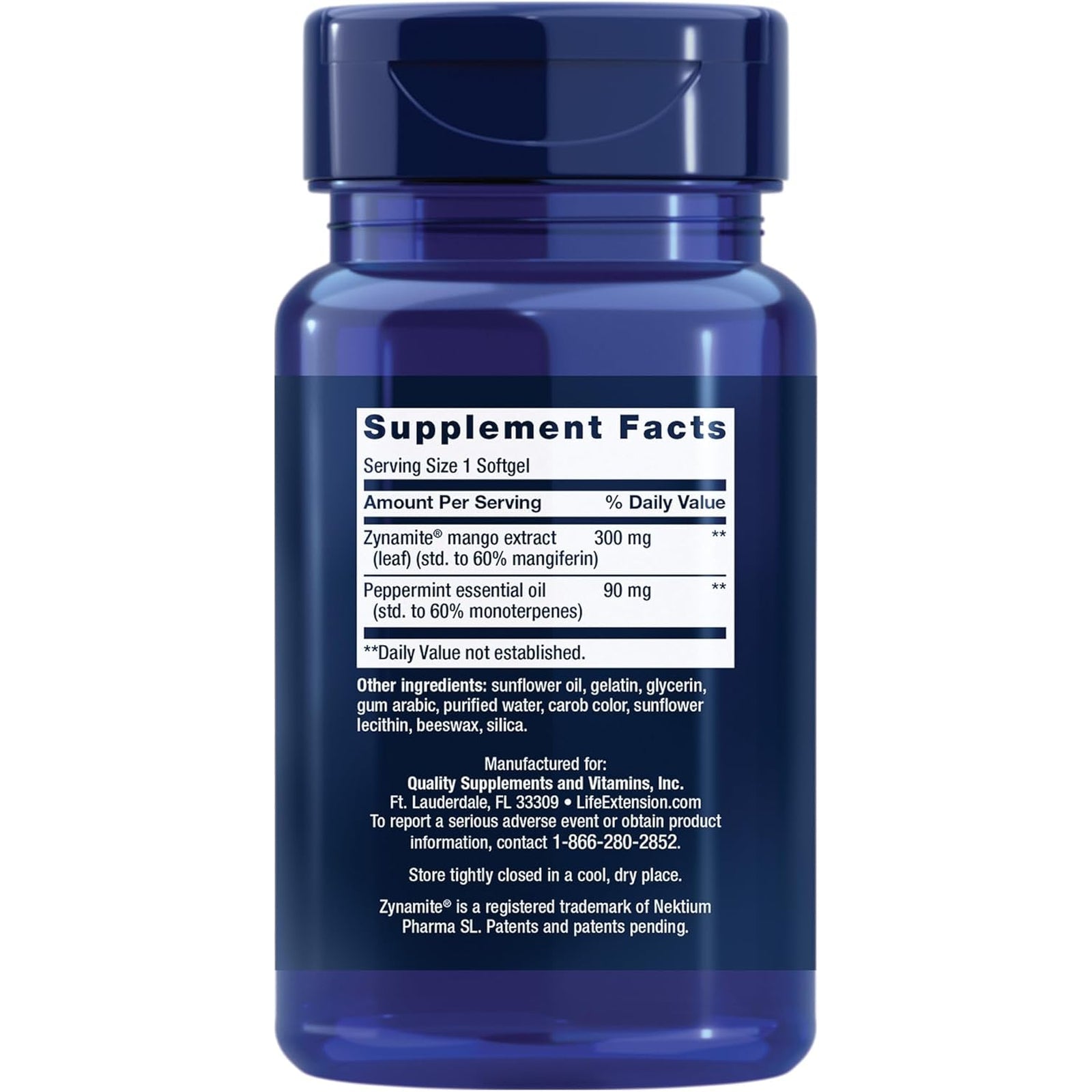 Life Extension Brain Fog Relief, Mango Leaf Extract, Standardized Peppermint Oil, Nootropic Brain Supplement for Clarity and Focus, Fast-Acting, Caffeine-Free, Gluten Free, Non-Gmo, 30 Softgels