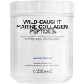 Codeage Marine Collagen Powder - Wild-Caught Hydrolyzed Fish Collagen Peptides - Type 1 & 3 Collagen Protein Supplement - Amino Acids for Skin, Hair, Nails - Paleo Friendly, Non-Gmo, 15.87 Ounces