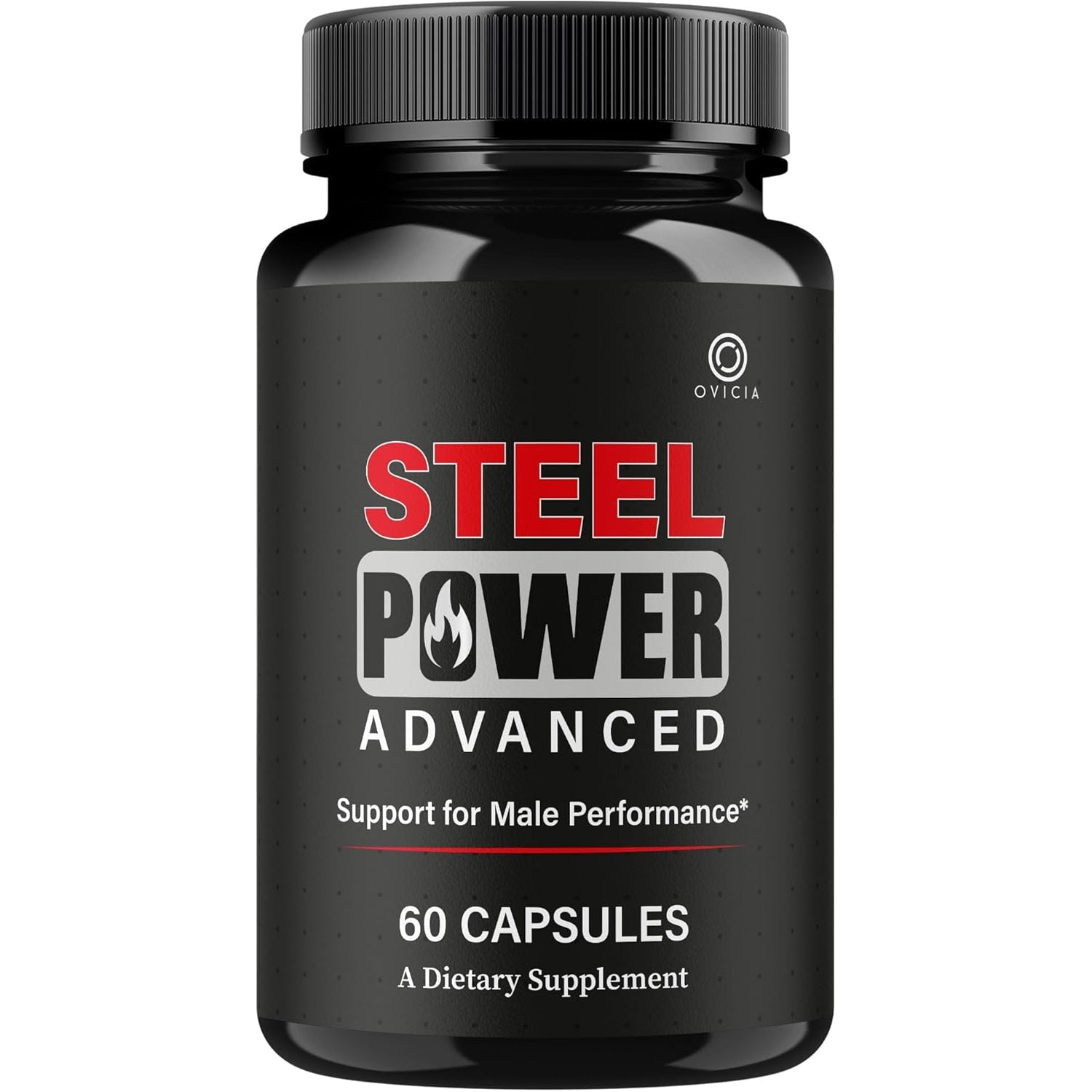 Steel Power - Steel Power Pills All Natural Maximum Strength, Daily Steelpower Capsules Premium Advanced Support Formula for Overall Health & General Wellness, 60 Capsules for 1 Month