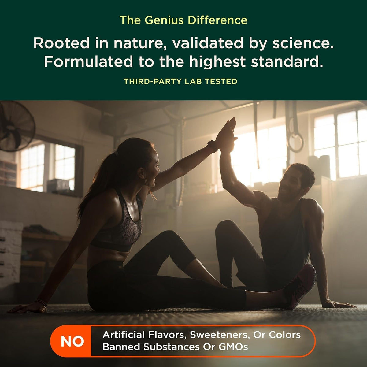 Genius Thermogenic Fat Burner, 60 Diet Veggie Pills - Weight Loss & Metabolism Supplement, Appetite Suppressant & Energy Booster - Caffeine-Free Nootropic Focus & Brain Boost - Ashwagandha & Teacrine