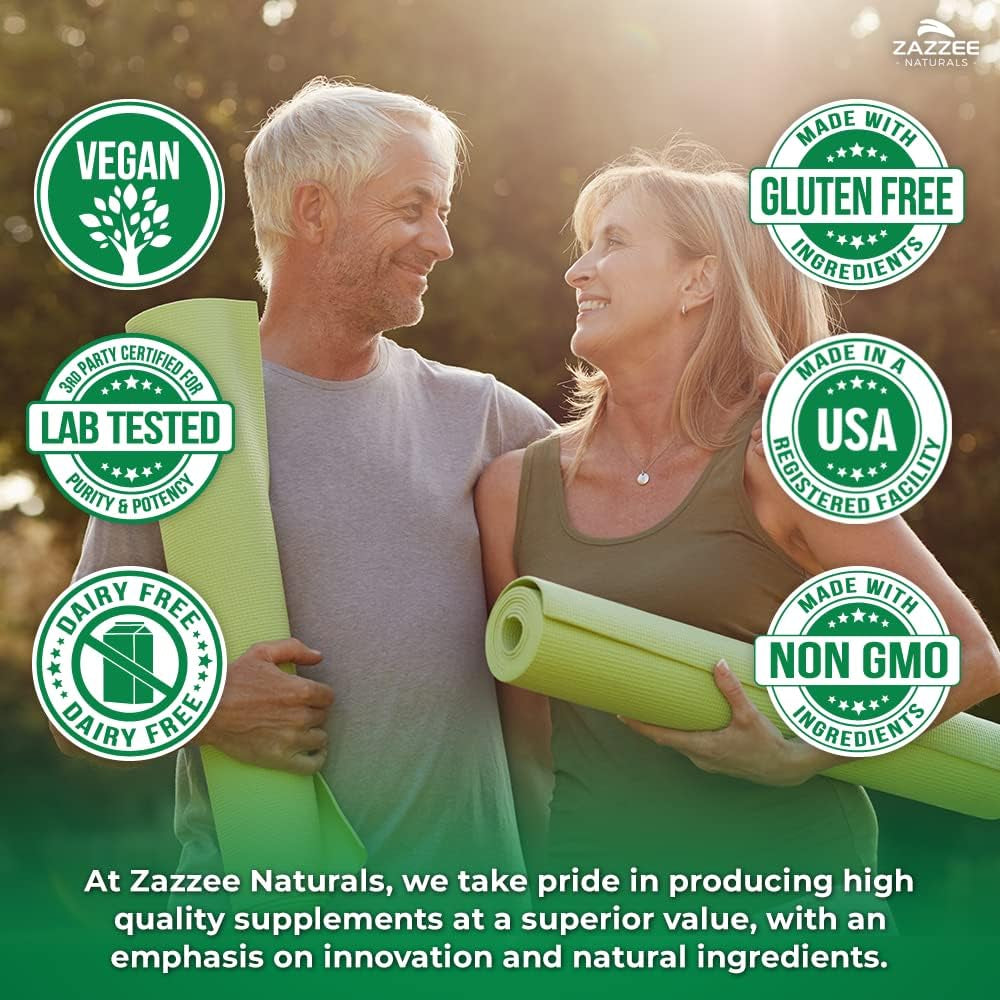 Zazzee High Absorption Indole-3-Carbinol (I3C), 200 Mg per Capsule, 120 Vegan Capsules, 4 Month Supply, 5 Mg Bioperine for Enhanced Absorption, 100% Vegetarian, All-Natural and Non-Gmo