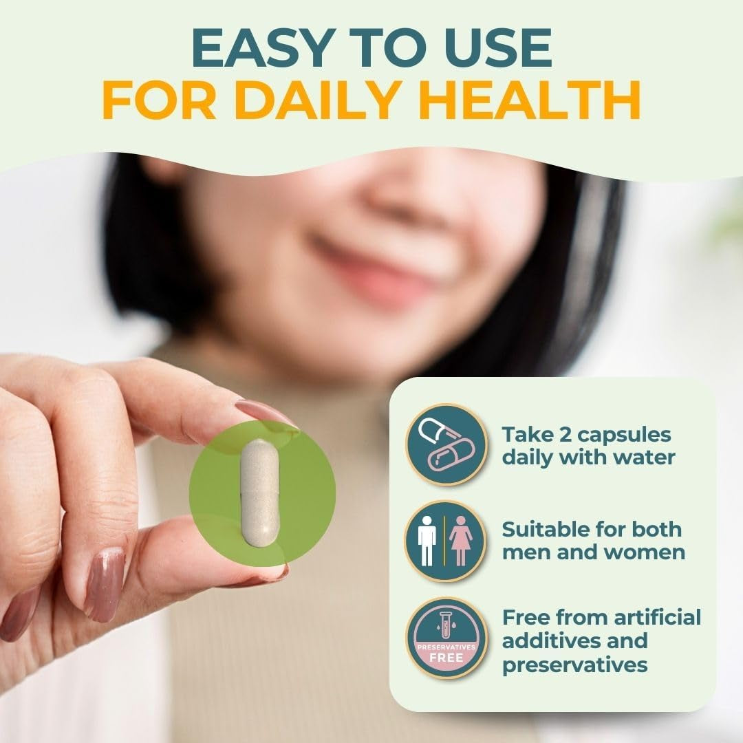 Vital Gut Health 4In1 Formula with Apple Cider Vinegar, Prebiotics & Probiotics, Digestive Enzymes for Strong Immunity Support and Complete Gut and Digestion Support- 30 Days Supply