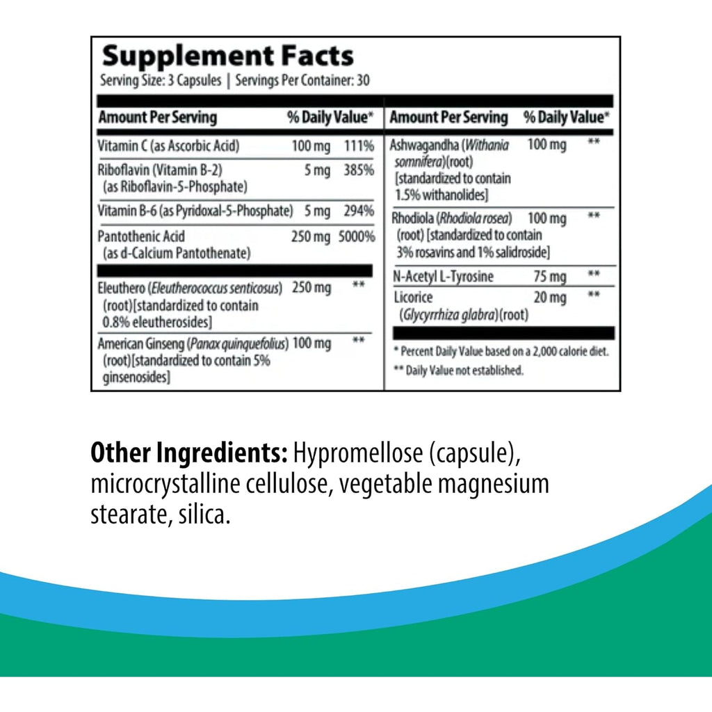 Rootcology by Dr. Izabella Wentz | Adrenal Support | Adaptogenic Herbal Formula with Vitamin B6, Licorice & N-Acetyl-L-Tyrosine | 90 Capsules