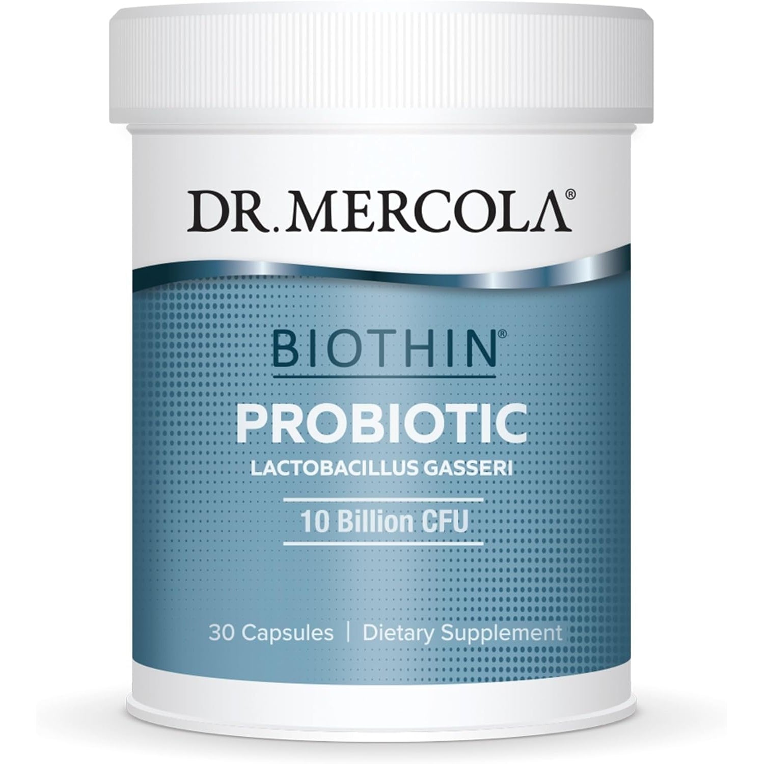 Dr. Mercola Biothin Probiotic - Lactobacillus Gasseri BNR17 - Supports Digestive Health & Metabolism - 30 Delayed-Release Capsules (30 Servings)