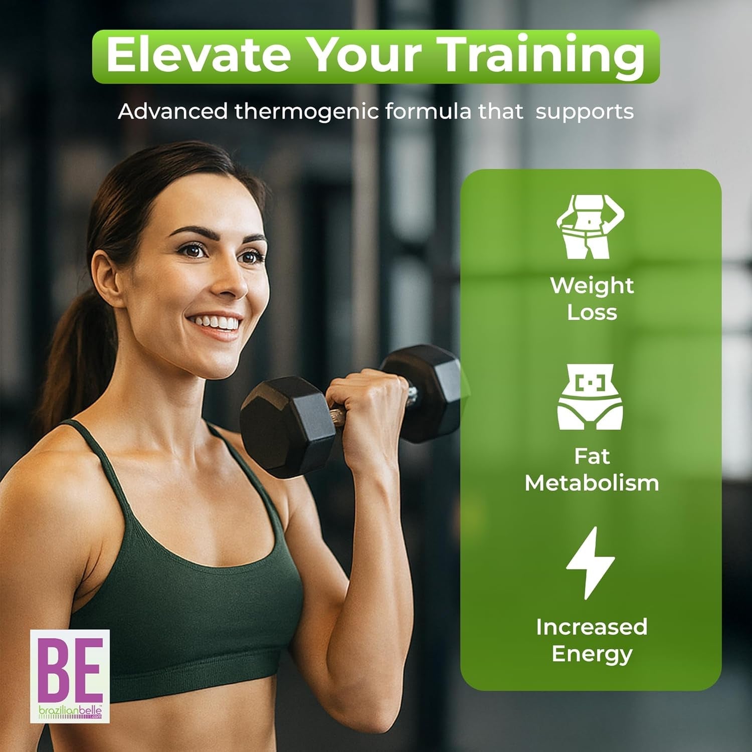 Thermogenic Fat Burner for Women – Advanced Weight Loss Pills with Green Tea, Garcinia Cambogia & Natural Caffeine – Boost Energy, Support Fat Metabolism – 60 Capsules – Made in USA
