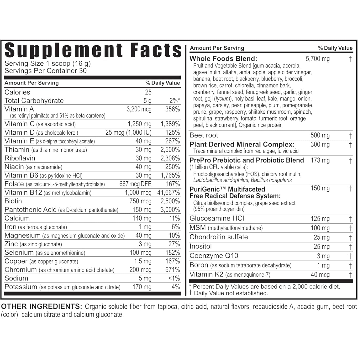 Youngevity beyond Tangy Tangerine 2.5 Tropical Tangerine Ultimate Multi-Vitamin & Mineral Complex - Made with Natural & Whole Foods | 8,000 ORAC
