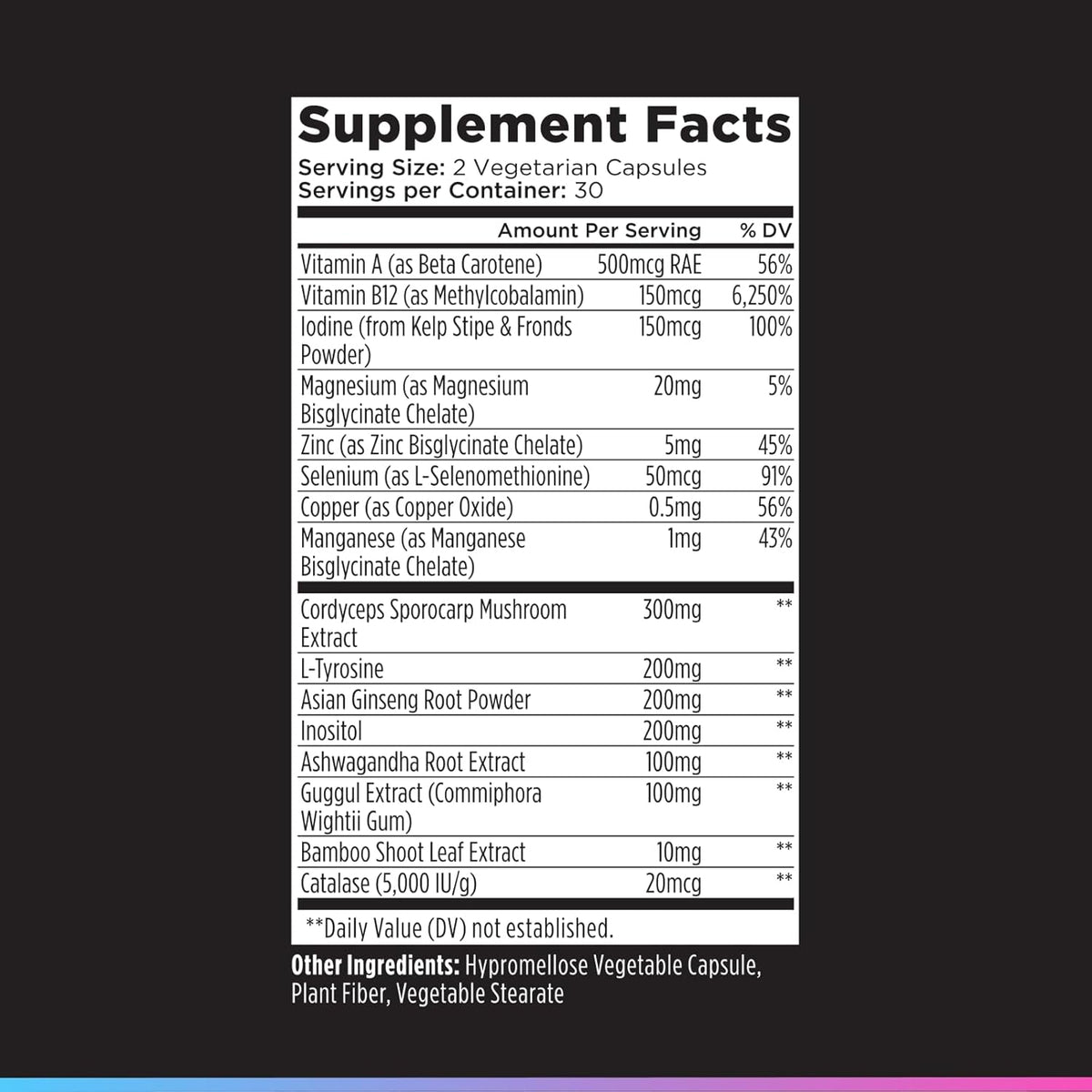 Livingood Daily Thyroid Support Supplement, 16-In-1 Wellness Blend with Adaptogenic Herbs, Iodine, Magnesium and Selenium, Thyroid Support for Women & Men, Vegetarian Capsules, Gluten Free, 60 Count