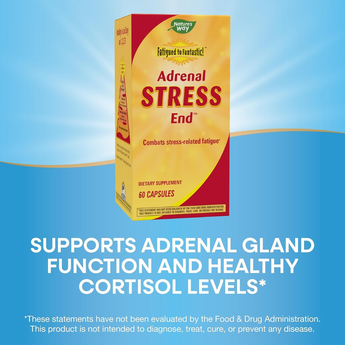 Nature'S Way Fatigued to Fantastic! Adrenal Stress End, Stress-Related Fatigue Support*, 60 Count
