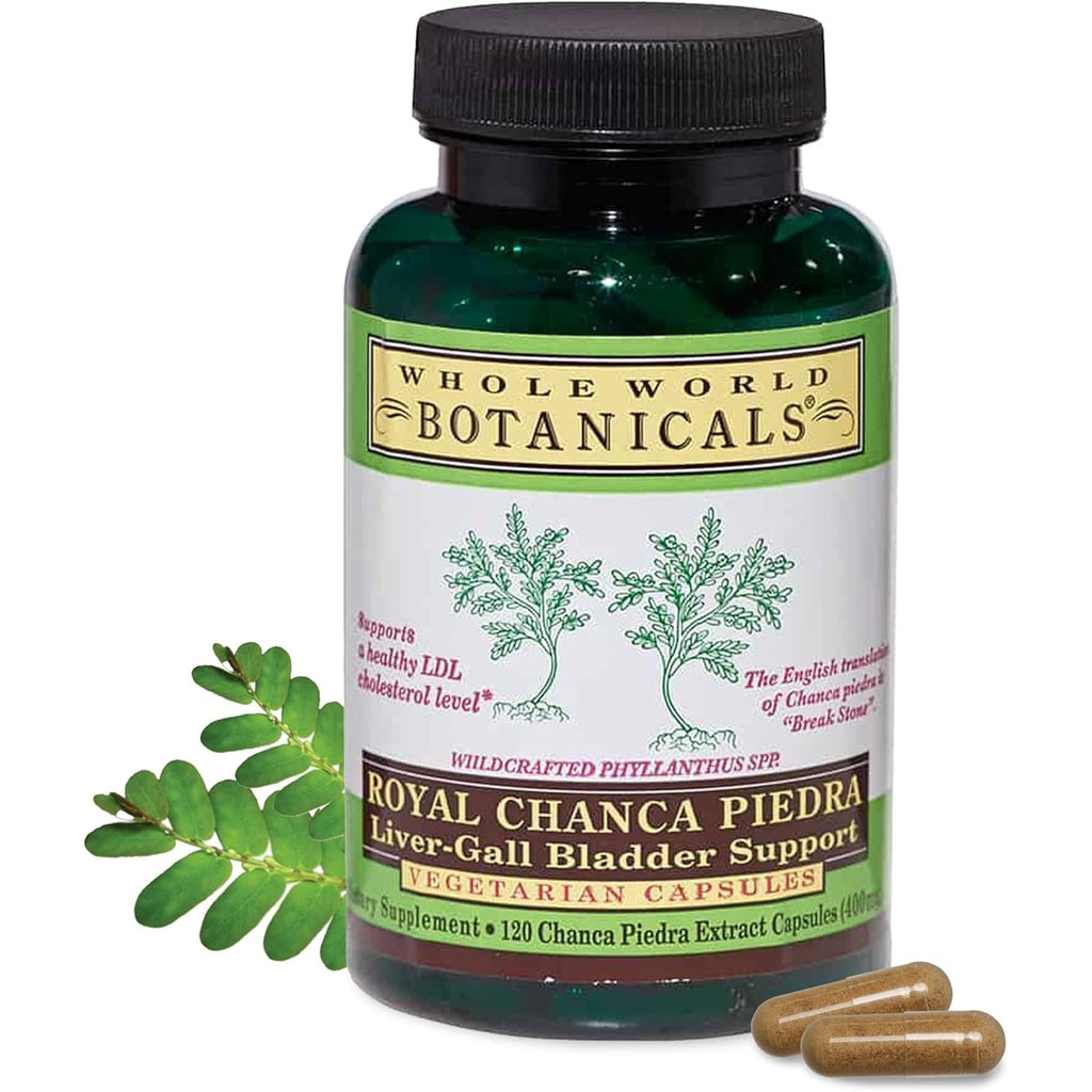 Whole World Botanicals Royal Chanca Piedra Herbal Supplement – Traditional Amazon Herb (120 Vegan Capsules, Liver Vegan Capsules)