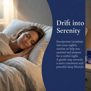 Lyrasleep Gummies - Nighttime Relaxation & Sleep Support Supplement with L-Theanine & Botanical Blend, Calm & Restful Sleep Formula, Berry Flavor - 60 Gummies