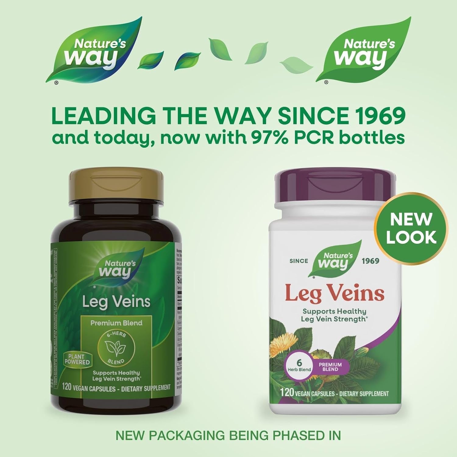 Nature'S Way Premium Blend Leg Veins; Vegetarian; 120 Vegetarian Capsules