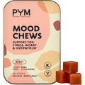 PYM Berry Mood Chews Support for Stress, Worry & Overwhelm, 20 Count | 130Mg GABA, 90Mg L-Theanine | Vegan, Non-Gmo, Gluten-Free, No Added Sugar | All-Natural Mood Support Supplement Made in USA