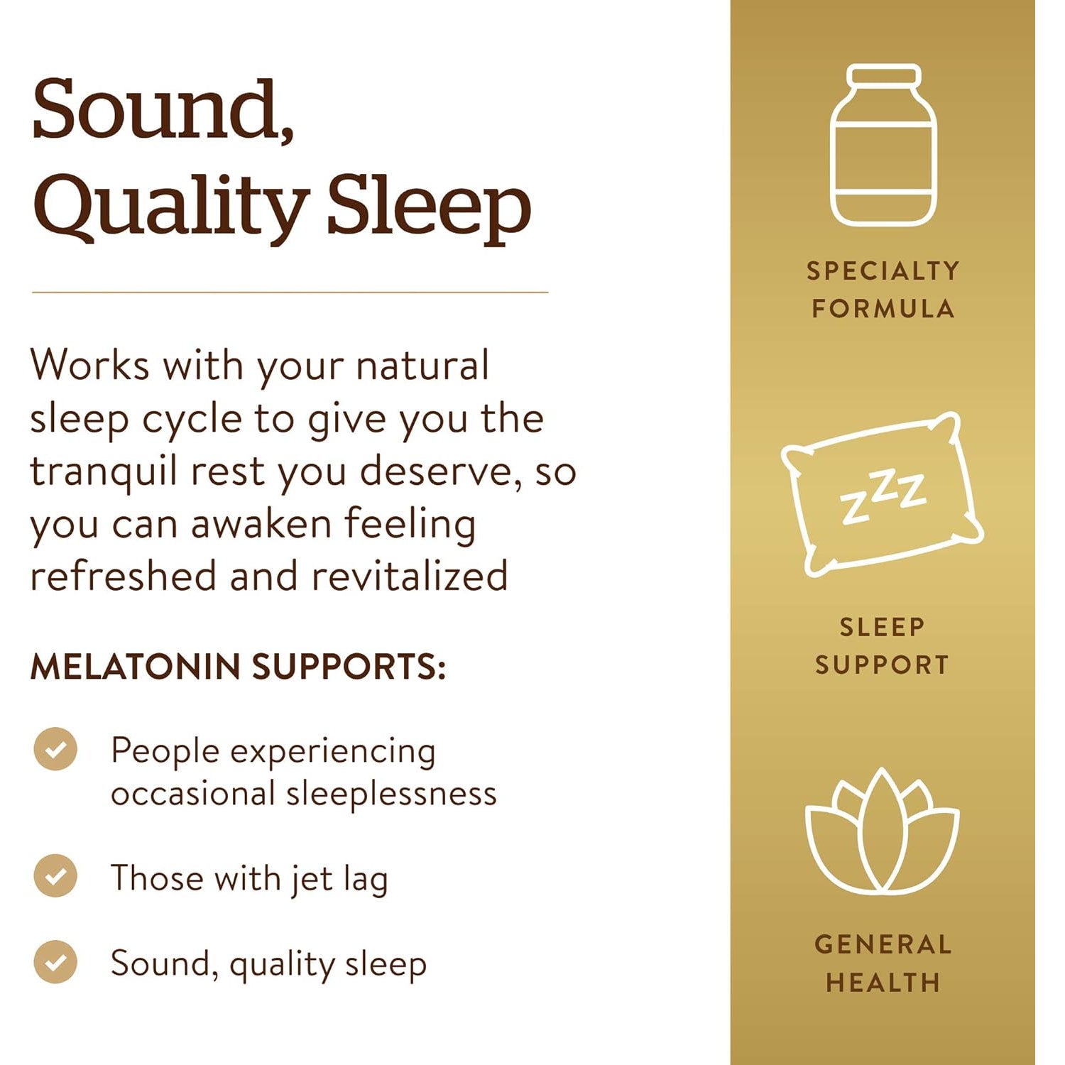 Solgar Melatonin 10 Mg Clinically Studied Ingredient, Helps Promote Relaxation & Sleep, Suitable for Vegans, 60 Tablets