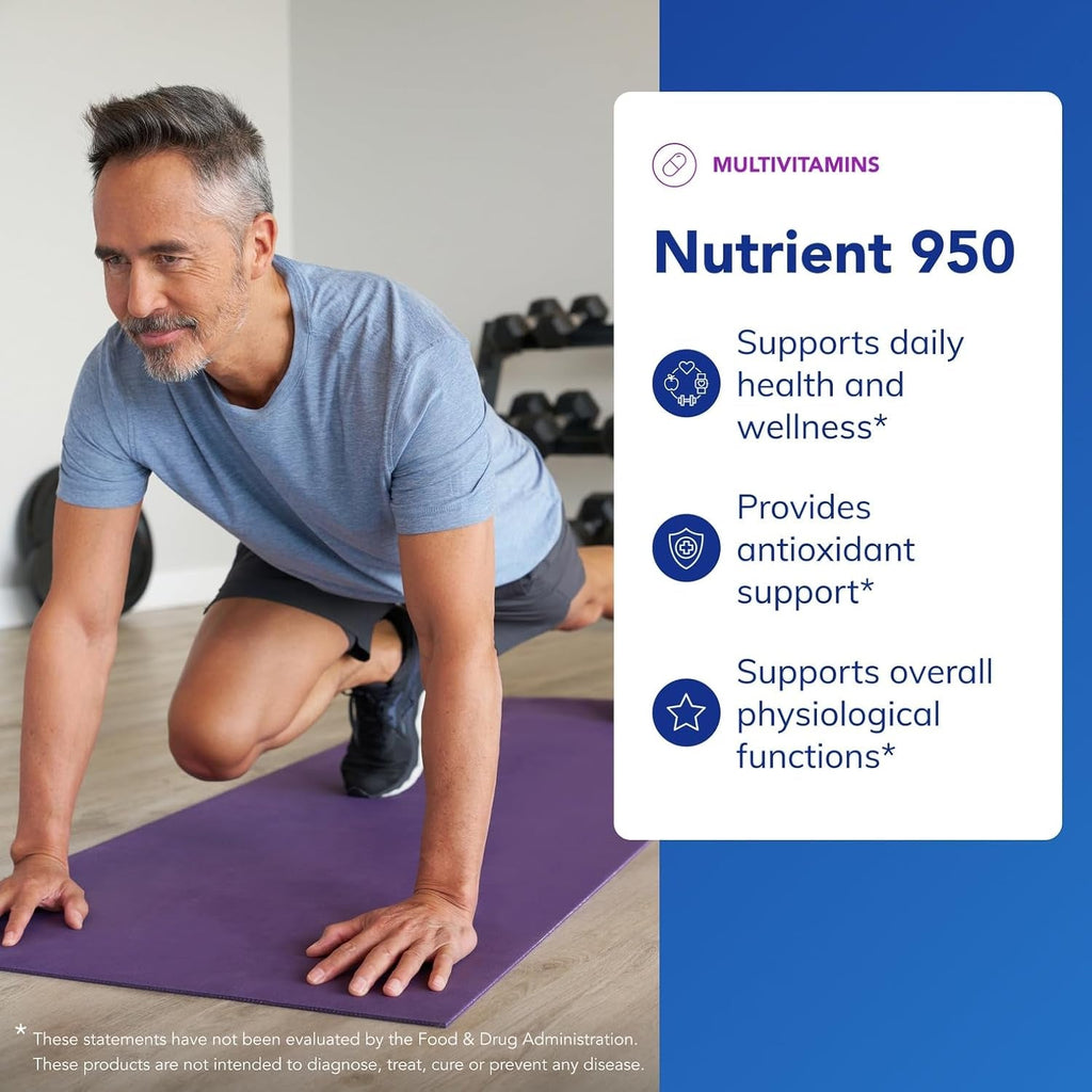 Pure Encapsulations Nutrient 950 | Multivitamin Mineral Supplement to Support Physiological Functions and a Healthy Lifestyle* | 90 Capsules