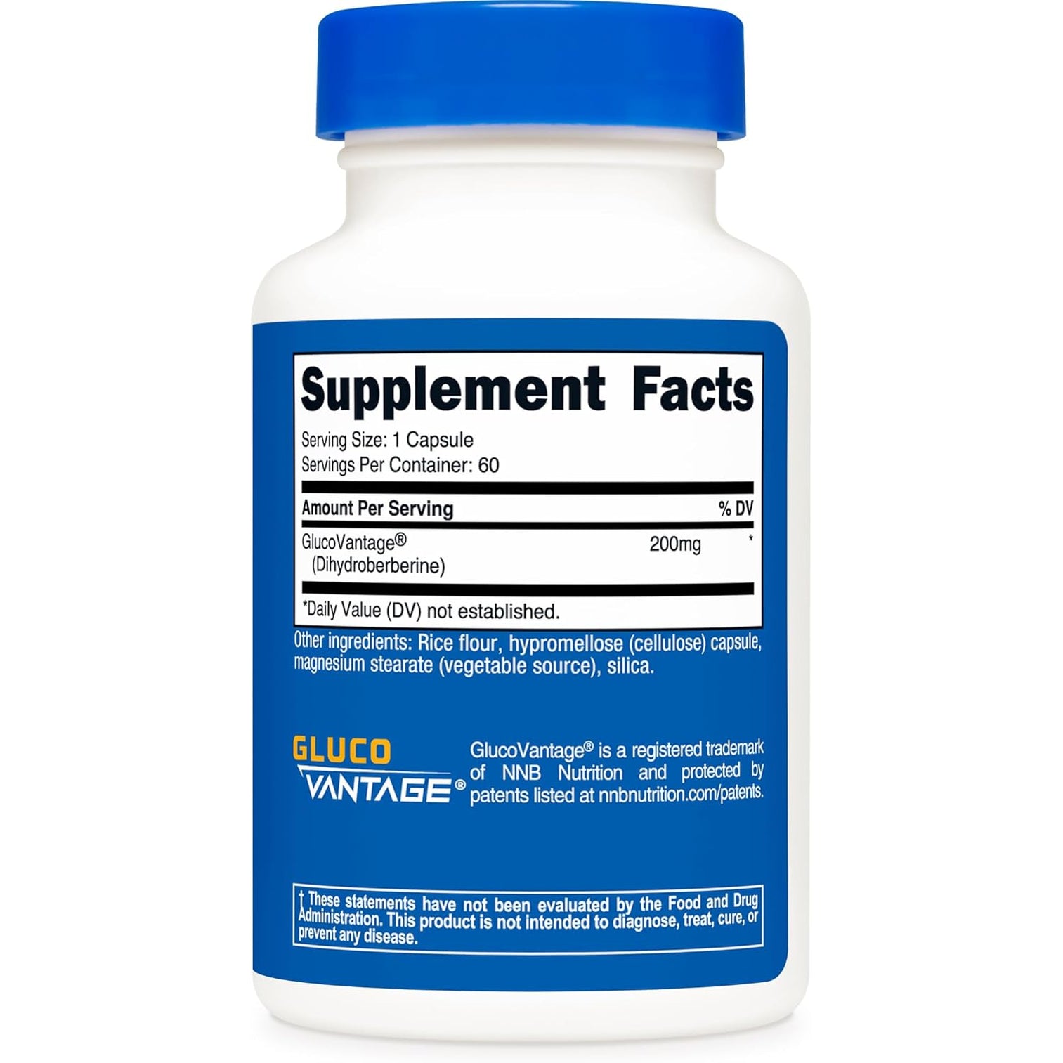 Nutricost Dihydroberberine Capsules (200Mg, 60 Capsules) - More Bioavailable Metabolite of Berberine