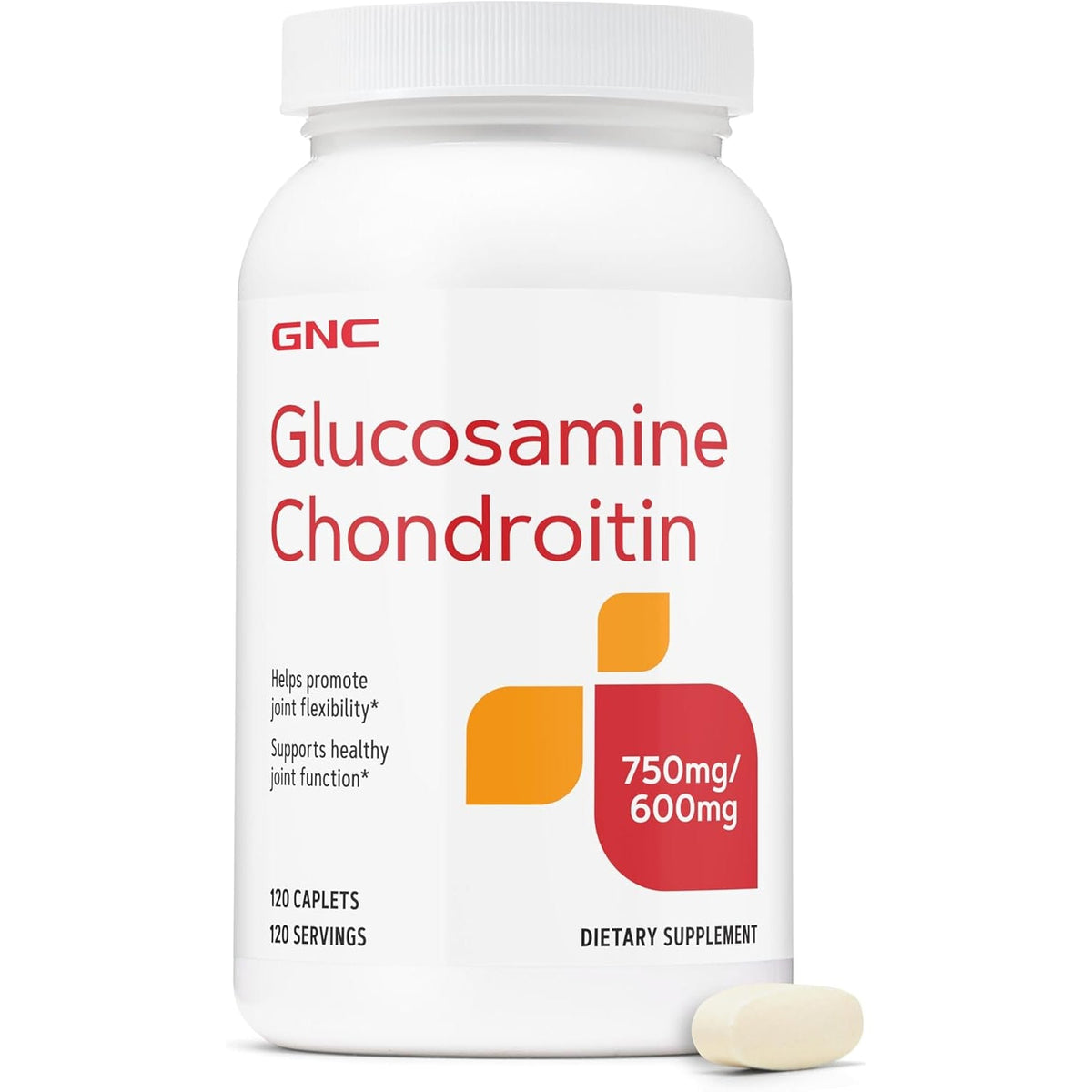 GNC Triple Strength Glucosamine Chondroitin - Mobility Support Supplement - Cartilage Support Nutrients for Flexibility - Active Lifestyle Aid - Gluten-Free & Dairy-Free - 120 Count (120 Count)