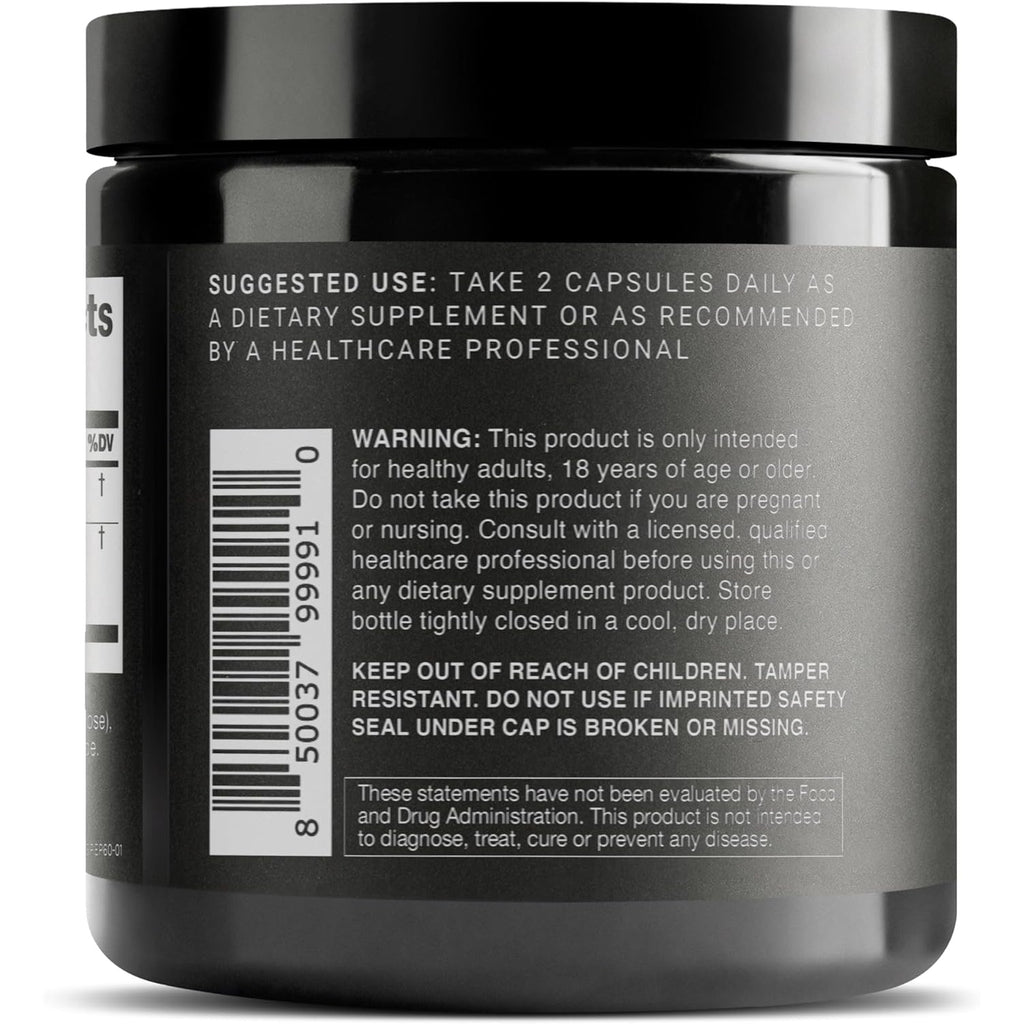 Toniiq 22Mg Ultra Concentrated Spermidine Supplement -Spermidine Supplements for Men and Women - Rice Germ Extract and Trihydrochloride Complex Blend - 60 Vegetarian Capsules - 30 Servings