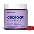 Her Own Debloat Gummy, Bloating and Gas Relief, Helps Reduce Water Retention, Supports Energy, with Apple Cider Vinegar and Dandelion, Gluten and Soy Free, Vegan, 60 Gummies, 60 Servings