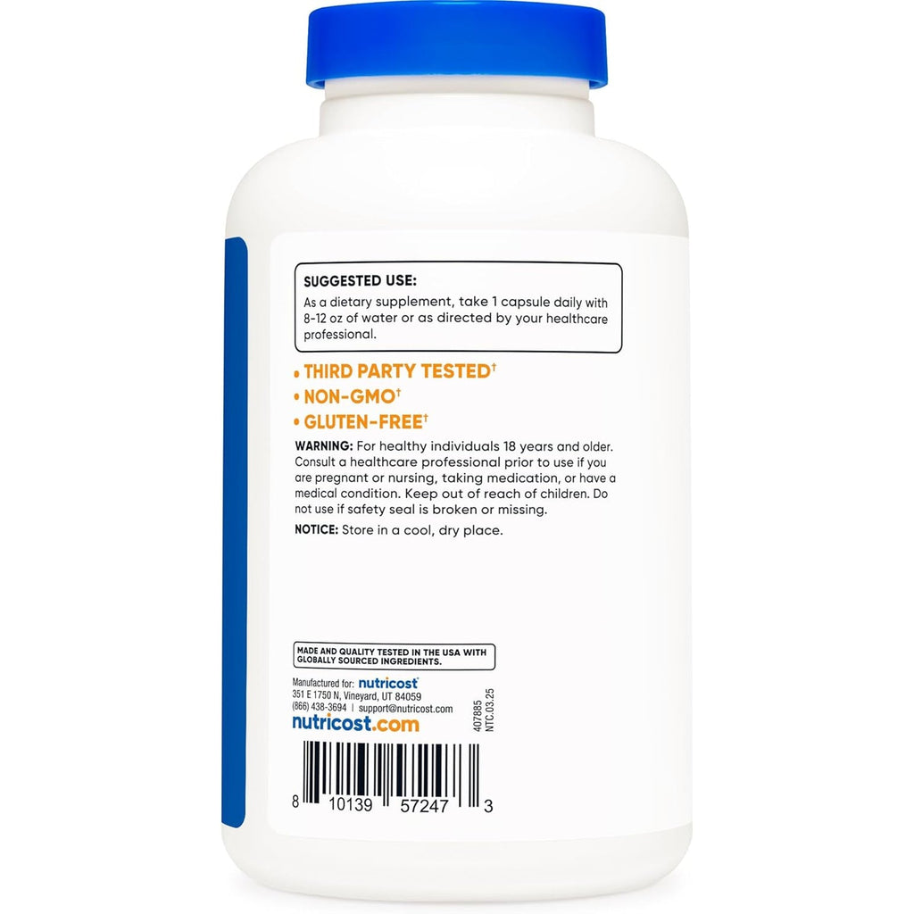 Nutricost Siberian Eleuthero 500Mg, 240 Capsules - Eleutherococcus Senticosus - Gluten Free & Non-Gmo