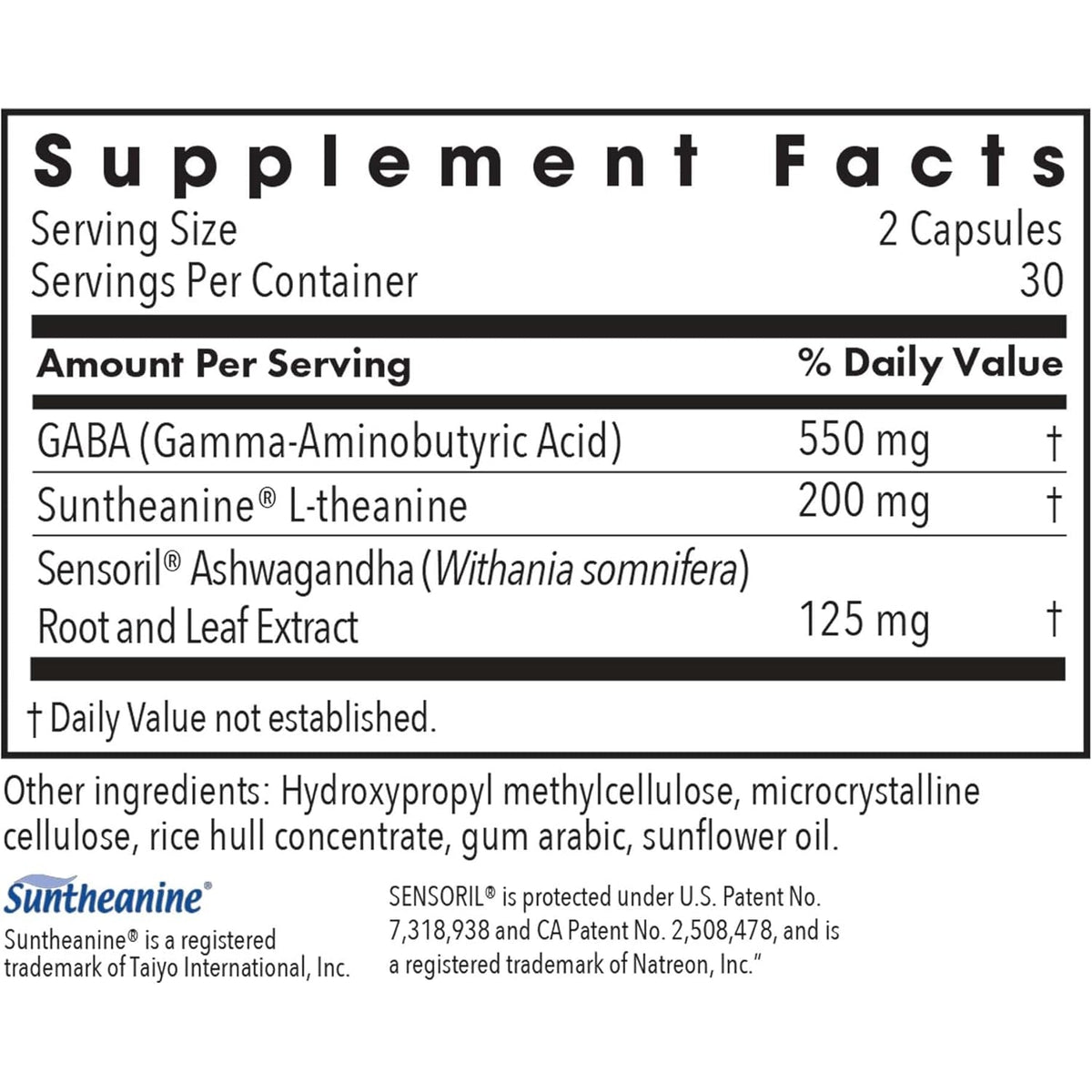 ARG Zen Adapt - 200 Mg L-Theanine, 125 Mg Ashwagandha & 550 Mg GABA - Supports Stress Response and Calmness - Vegetarian Capsules - Hypoallergenic Formula - 30 Servings - 60 Capsules