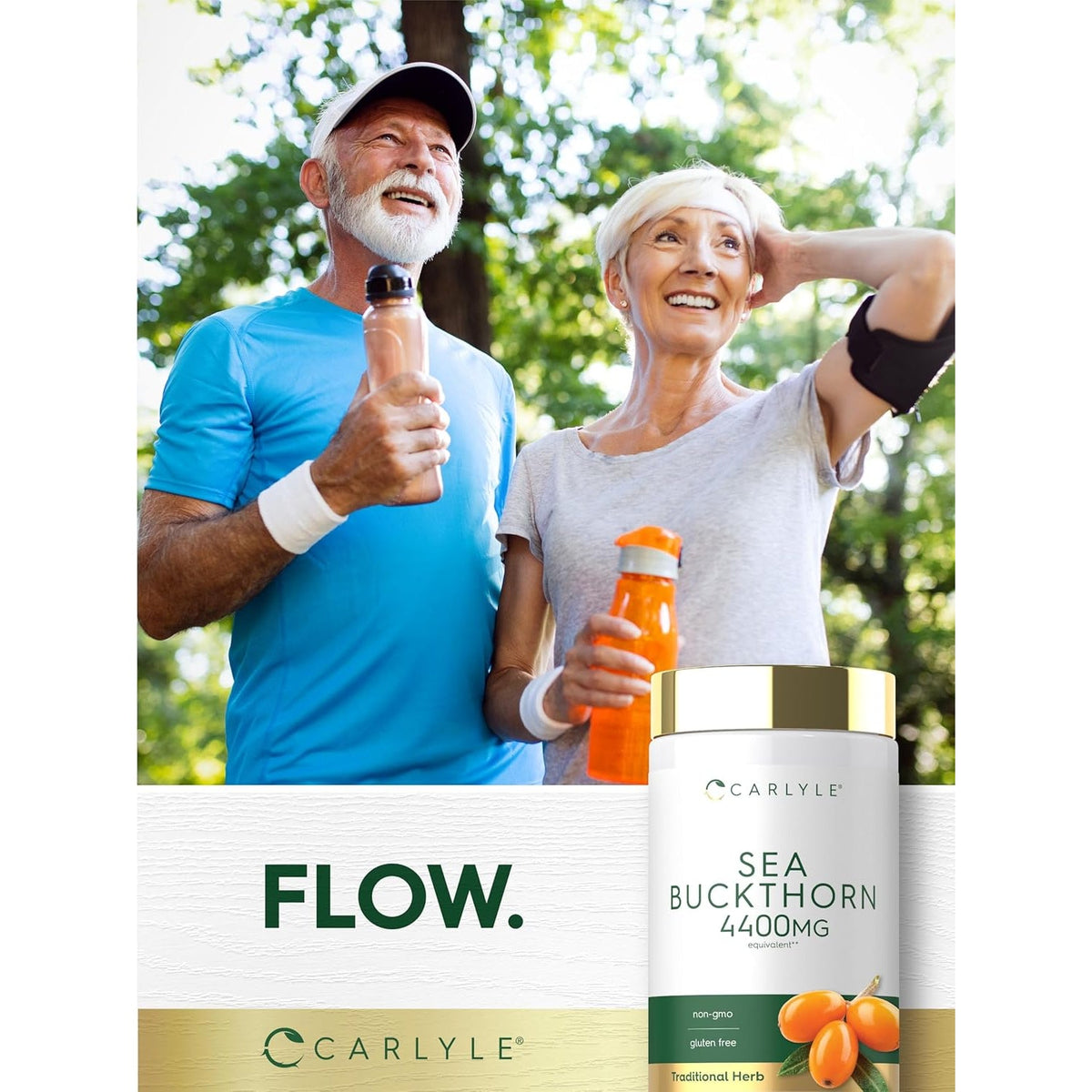 Carlyle Sea Buckthorn Oil Capsules | 200 Softgels | Non-Gmo, Gluten Free | Sea Buckthorn Berry Oil Supplement