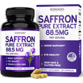 Saffron Supplements for Mood, Energy & Vision Support (3 Month Supply) Pure Saffron Extract 88.5Mg per Serving - Vegan Safe, Gluten Free, Third Party Tested & Non GMO - USA Made (90 Veggie Capsules)