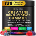 Creatine Monohydrate Gummies for Men & Women, Sugar Free, Mixed Flavored with L-Taurine, BCAA 2:1, B12 B6 for Boost Strength, Focus & Endurance, Vegan, Non-Gmo, 120Pcs