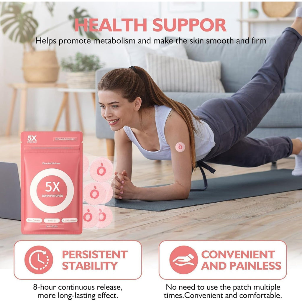 KUHEE Stronger Formula,5X Stronger Formula,12 Hour Hunger Management、Applicable to Multiple Body Parts - Suitable for Men & Women - 30Pcs