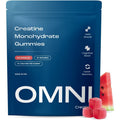 Creatine Monohydrate Gummies - Supports Muscle Growth, Recovery & Brain Function - Convenient & Easy to Take - Great Tasting Watermelon Flavor - 1G per Gummy, Low Sugar - 90 Count