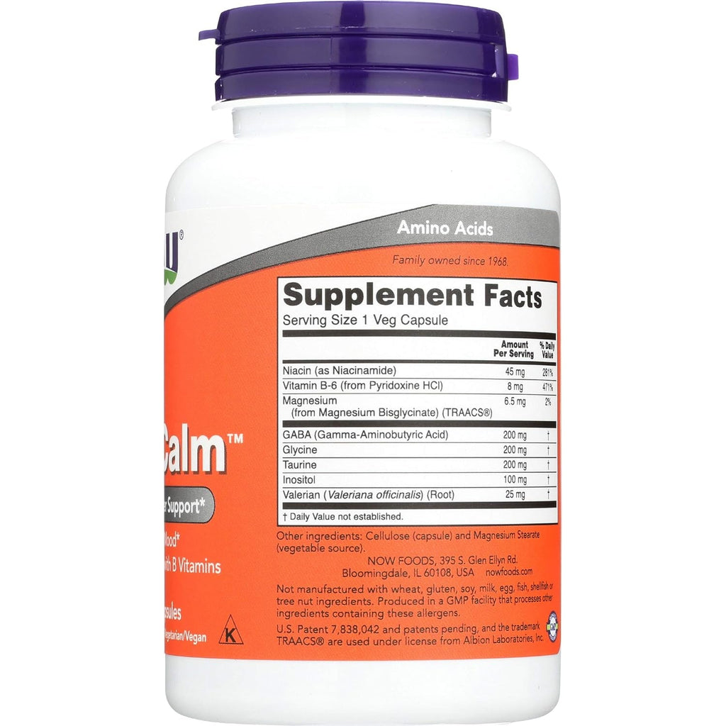 Now Foods True Calm(Tm) Amino Relaxer 90 Caps ( Two-Pack)