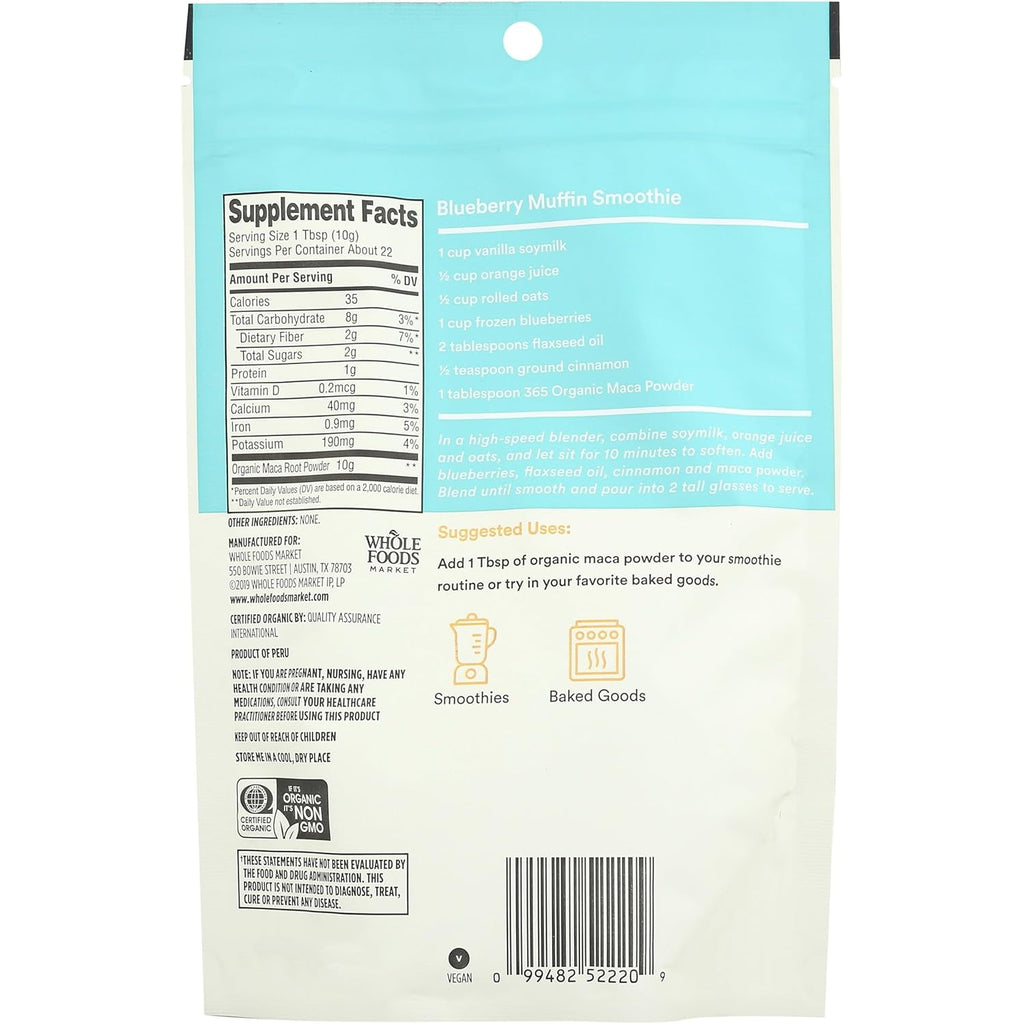 365 by Whole Foods Market, Organic Maca Powder, 8 Ounce