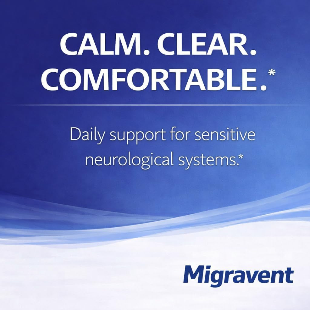 Vita Sciences Migravent – Advanced Nutritional Formula with Magnesium, Coq10, Vitamin B2, and Butterbur for Brain and Circulatory Wellness – 60 Capsules