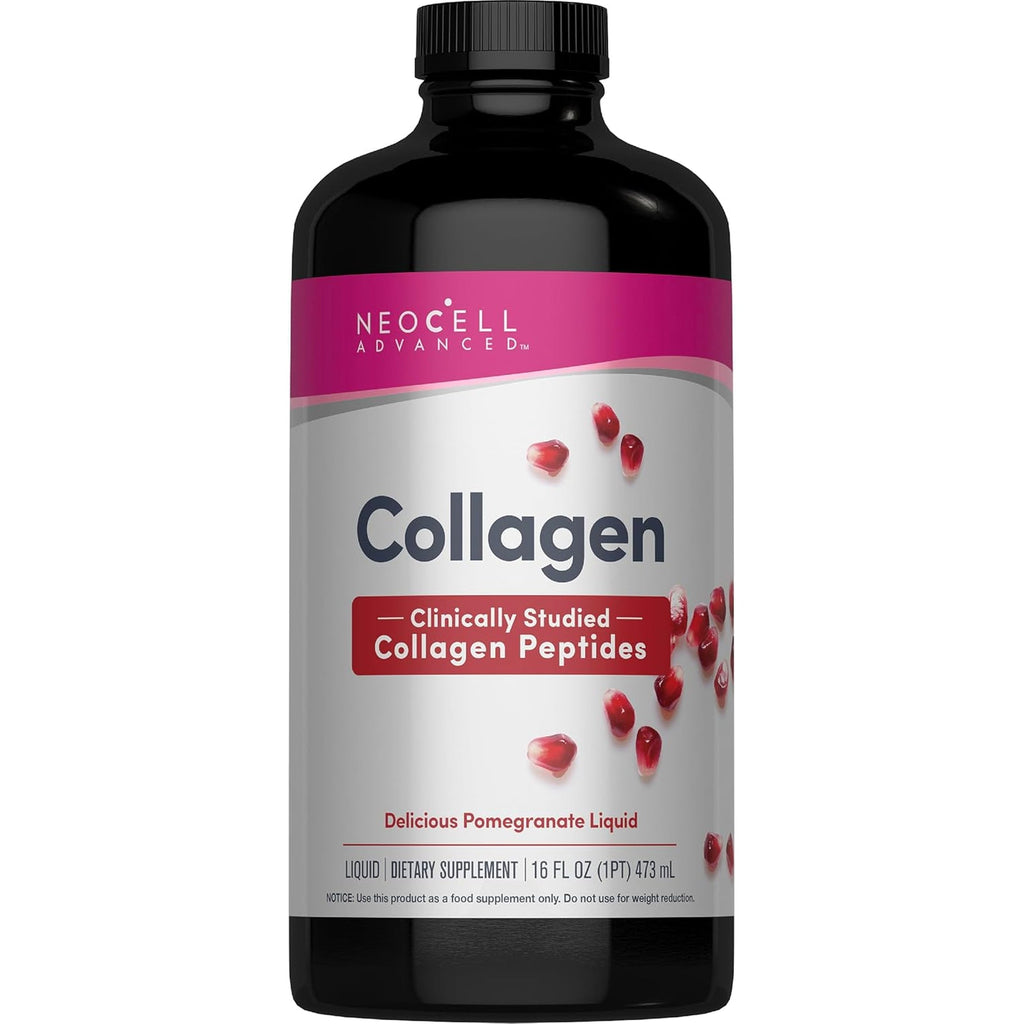 Neocell Advanced Liquid Collagen | 4000 Mg | Pomegranate and Fruit Juice Concentrates | for Women and Men | 16 Fl Oz