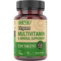 DEVA Vegan Multivitamin for Women & Men with Iron, Vitamin C, E, B Complex Vitamins, Zinc, 90 Tiny Tablets