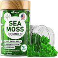 Biovit Sea Moss Gummies - Wildcrafted Irish Sea Moss for Adults & Kids - Seamoss Gel with Bladderwrack & Burdock Root Extract - 60 Vegan Gummies