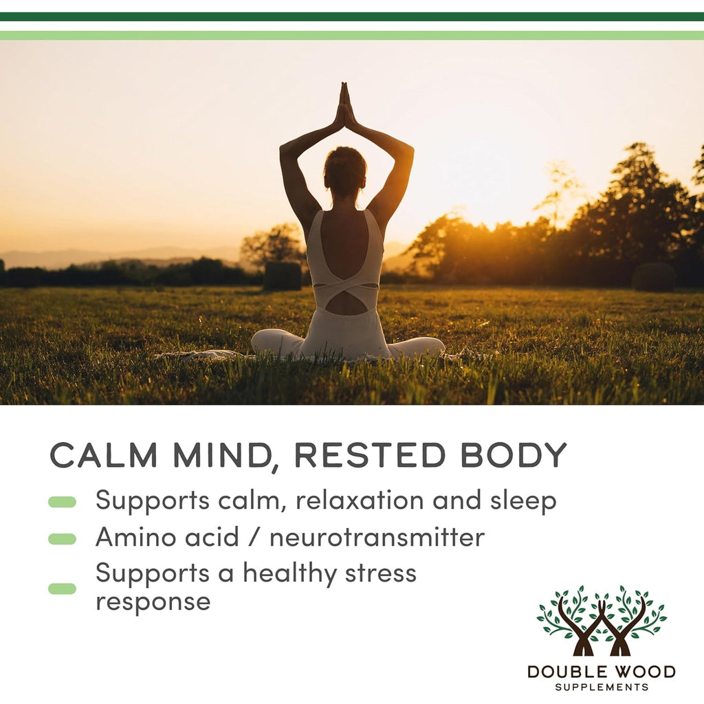 GABA Supplement (300 Capsules, 1,000Mg per Serving) Promotes Calm, Relaxation, and Supports Sleep (Vegan Safe, Gluten Free, Non-Gmo)(Gamma Aminobutyric Acid) by Double Wood