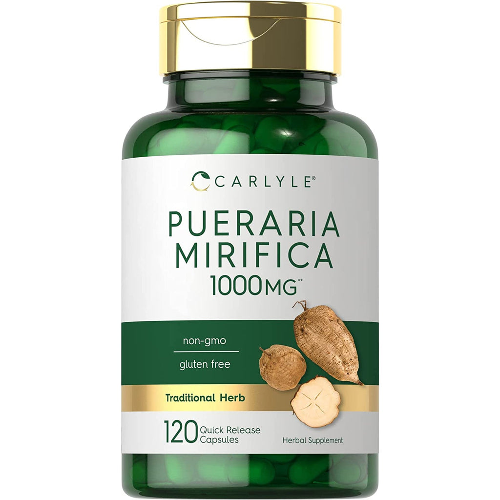 Carlyle Pueraria Mirifica Capsules | 120 Count | Root Extract | Non-Gmo & Gluten Free Supplement