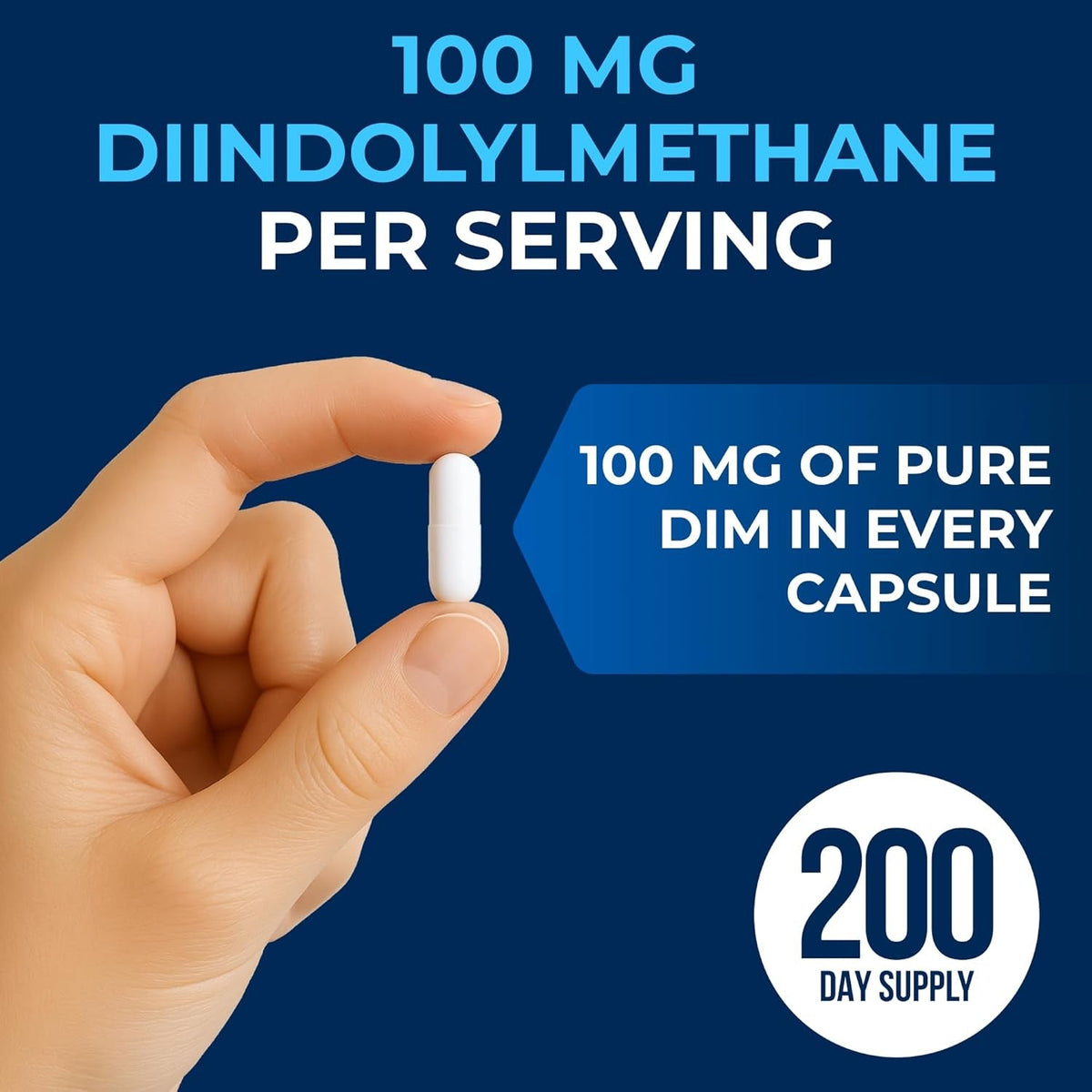 We like Vitamins DIM 100Mg 200 Capsules - 200 Day Supply - Diindolylmethane DIM Supplement for Support with Healthy Estrogen and Hormone Levels