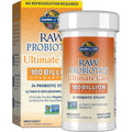 Garden of Life Raw Probiotics for Women and Men with Digestive Enzymes, 100 Billion CFU, Clinically Studied Strains, Shelf Stable, 30 Capsules