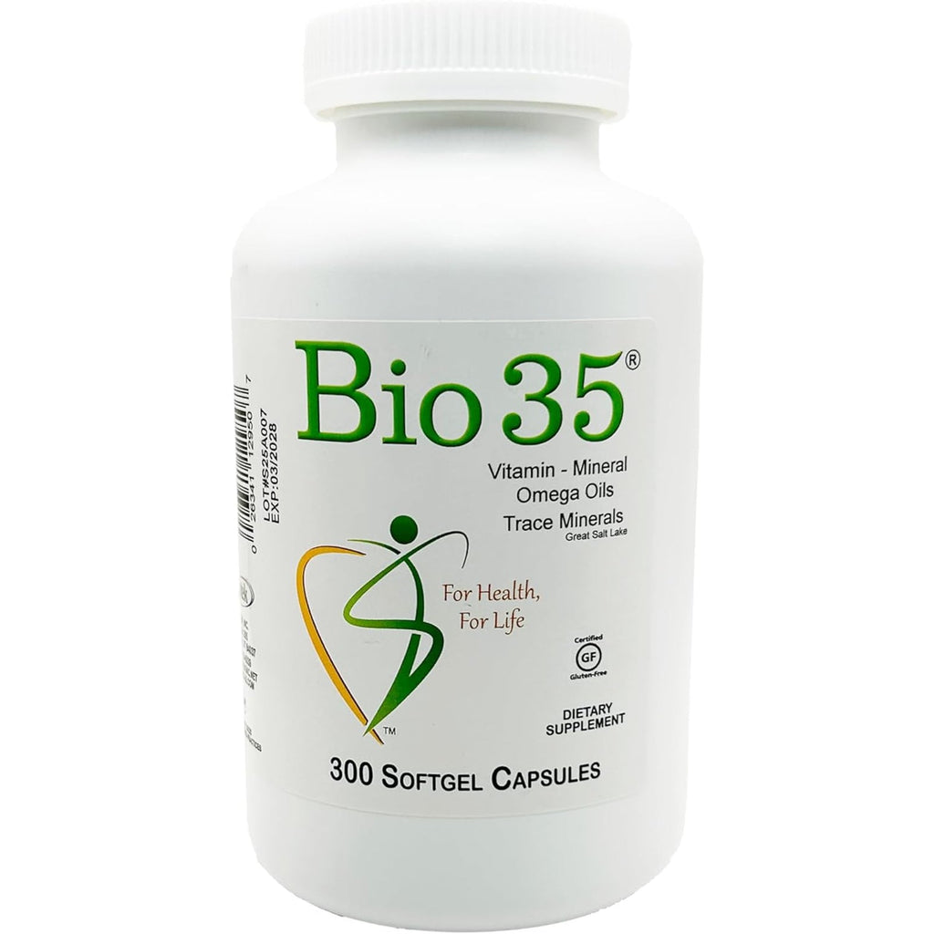 Bio35 / 300 Sg Original, Gluten Free, Daily Multivitamin for Men & Women Wellness – Bio35 High Potency Softgel with Trace Minerals, Multi Vitamins for Immune Support, Digestion, & Energy,